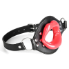 baillon lips gag noir rouge