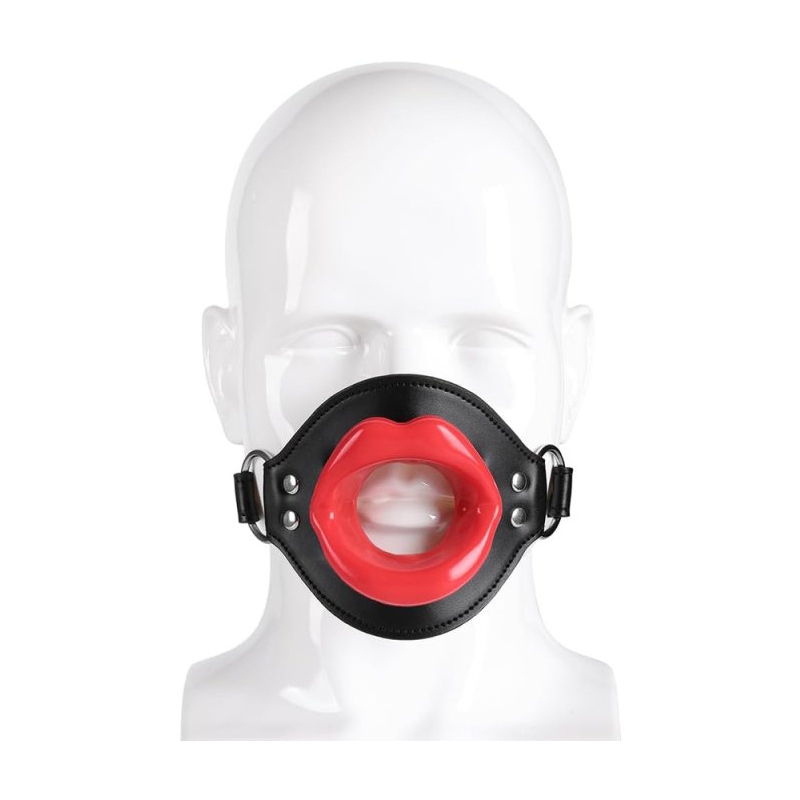 baillon lips gag noir rouge 3