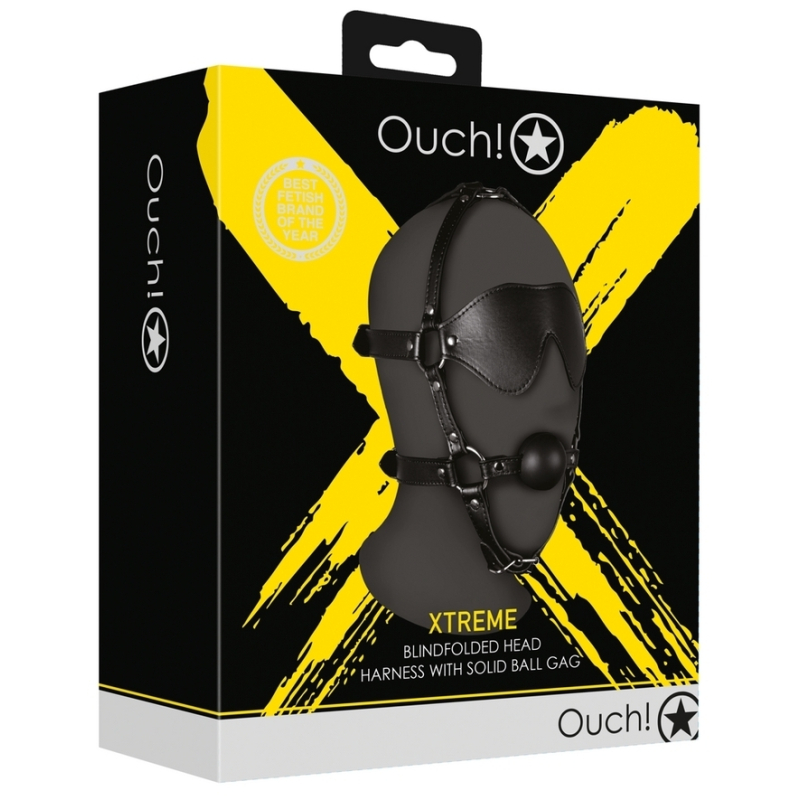baillon museliere avec boule et masque gag xtreme noir 1
