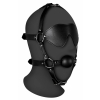 baillon museliere avec boule et masque gag xtreme noir