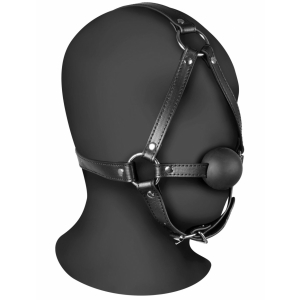 baillon museliere avec boule gag xtreme noir