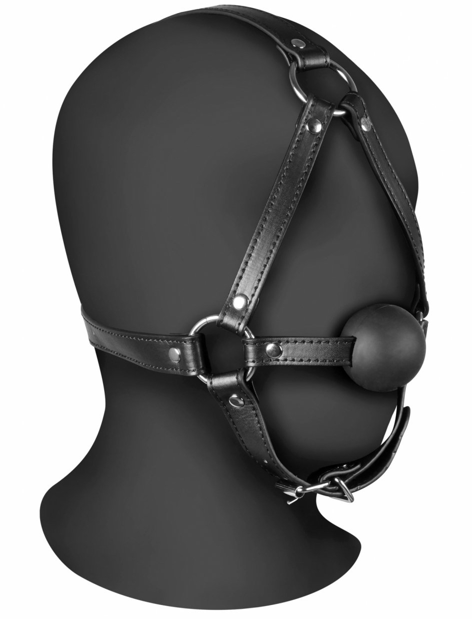 baillon museliere avec boule gag xtreme noir