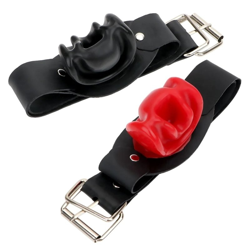 baillon no more noir rouge 2