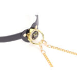 baillon tetine avec pince tetons keepsum noir dore 3