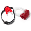baillon urinoir avec cage souple rouge 1
