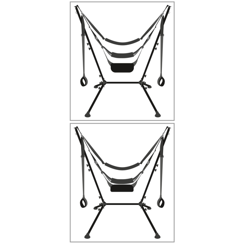 balancoire autoportante sex swing noire 13