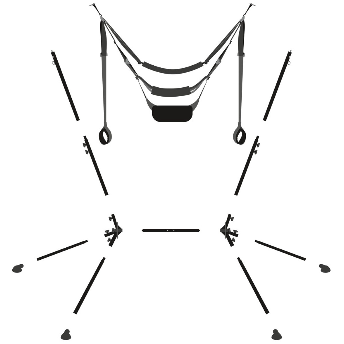 balancoire autoportante sex swing noire 14