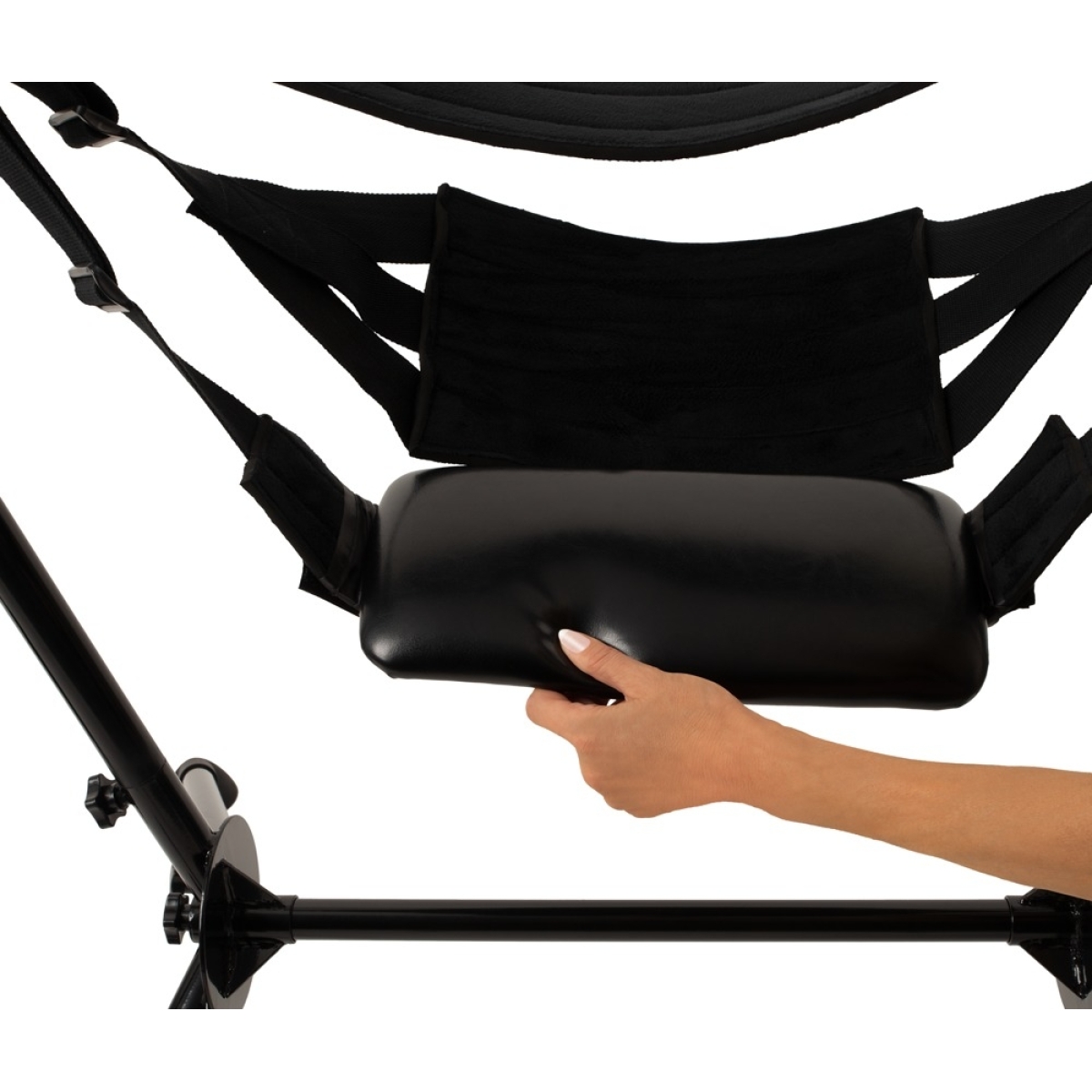 balancoire autoportante sex swing noire 3