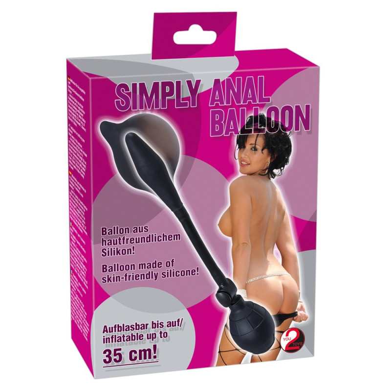ballon anal simply balloon noir 1