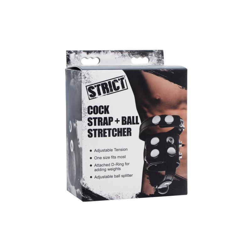 ballstretcher cock strap noir 1