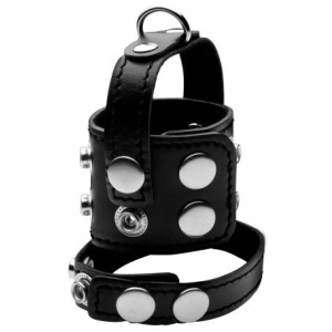 ballstretcher cock strap noir