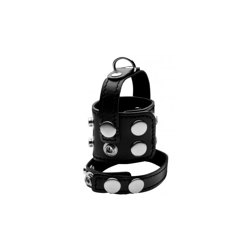 ballstretcher cock strap noir