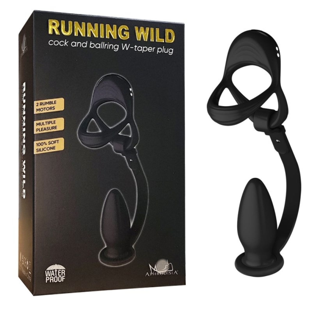 ballstretcher et plug ass taper 75 x 32 cm 10 vibrations 1