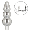 ballstretcher et plug bijou en metal beaded star fucker 8 x 27cm 3