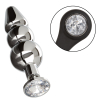 ballstretcher et plug bijou en metal beaded star fucker 8 x 27cm 6