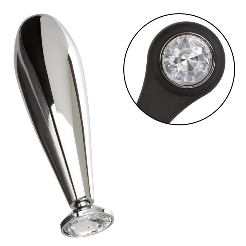 ballstretcher et plug bijou en metal glider star fucker 9 x 28cm 6