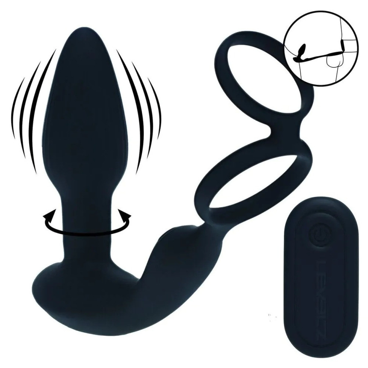 ballstretcher plug dual vibe 105 x 38cm