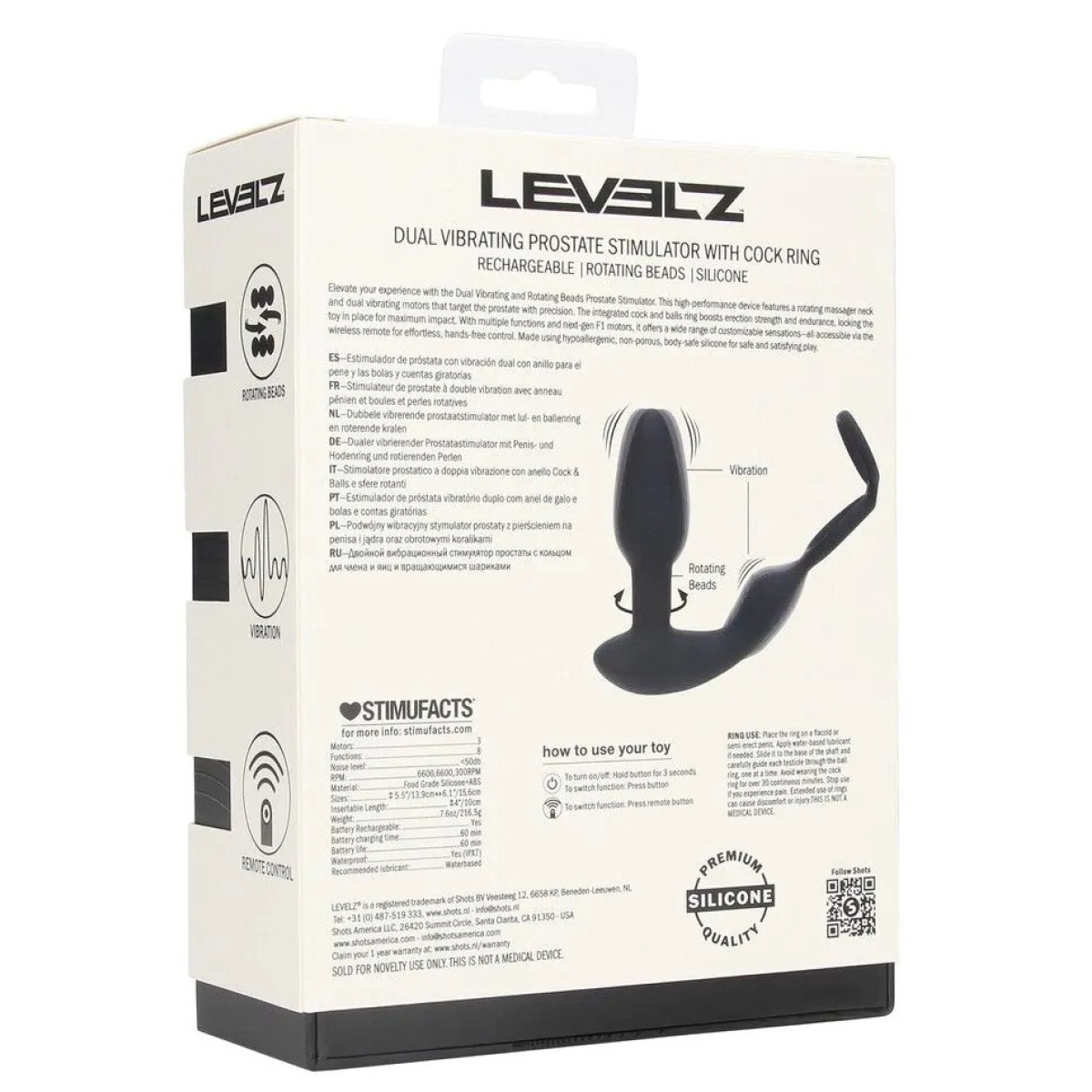 ballstretcher plug dual vibe 105 x 38cm 5