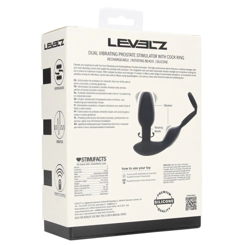ballstretcher plug dual vibe 105 x 38cm 5