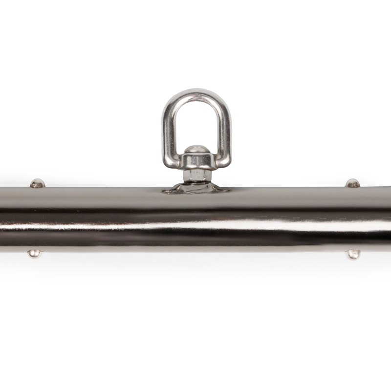 barre ajustable en metal avec menottes 3
