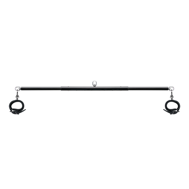 barre ajustable en metal avec menottes 7