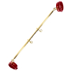 barre avec menottes de chevilles spreader taboom dore rouge