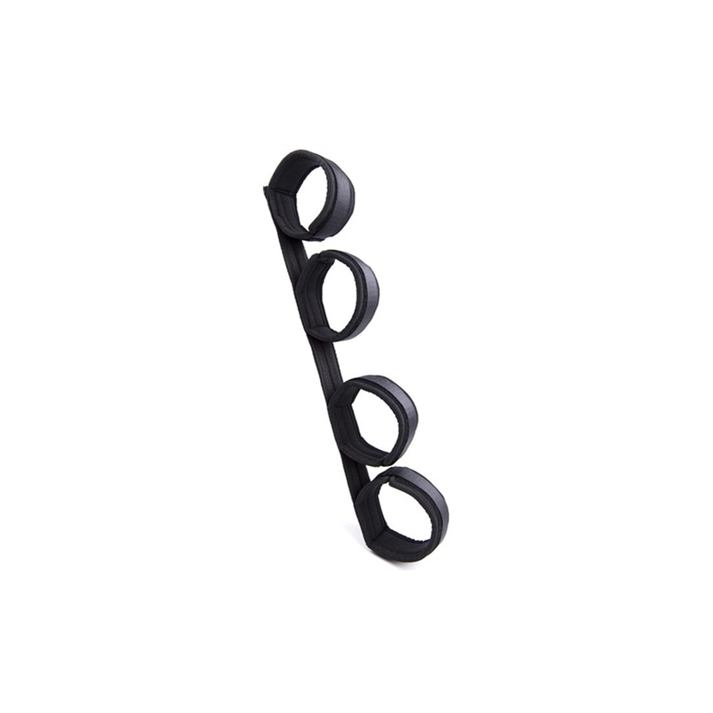 barre avec menottes spreader nylon noir 1