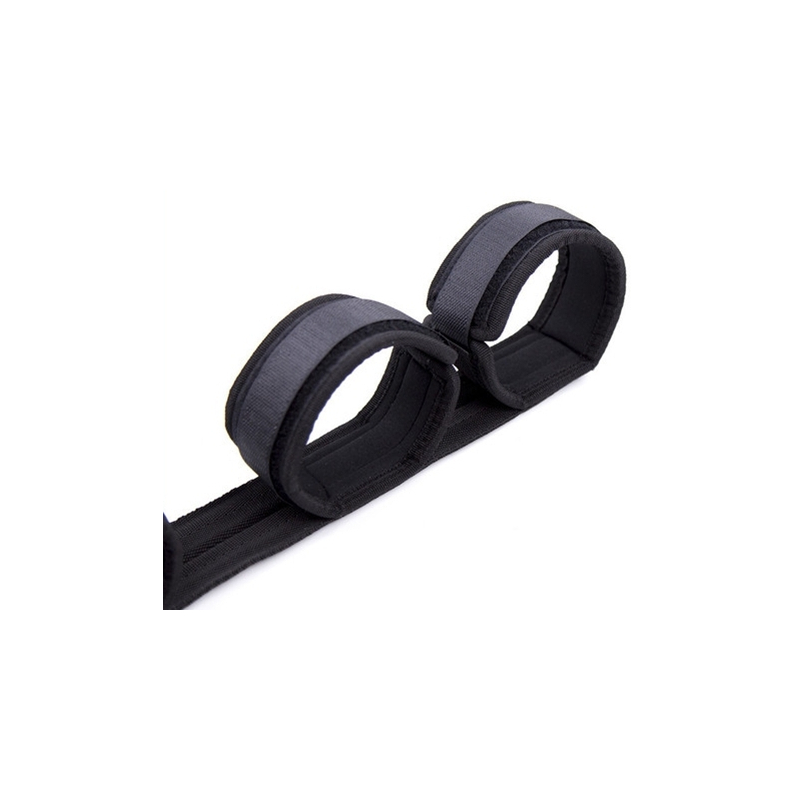 barre avec menottes spreader nylon noir 3