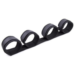 barre avec menottes spreader nylon noir