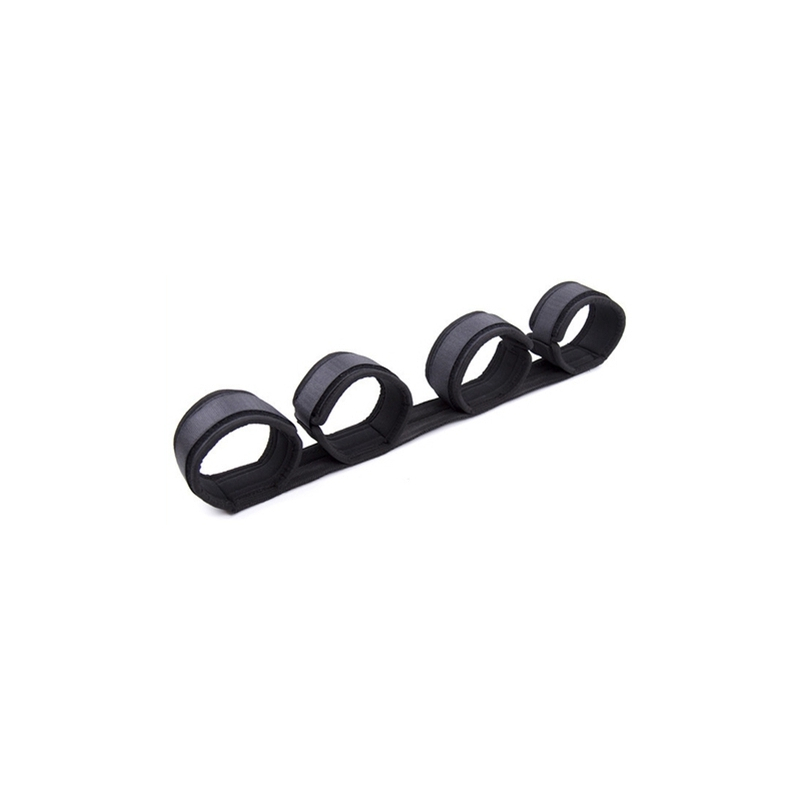 barre avec menottes spreader nylon noir