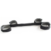 barre plate avec 4 menottes scratch 45cm 3