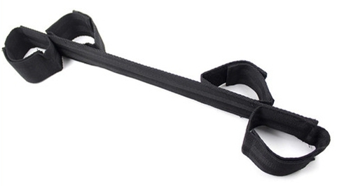 barre plate avec 4 menottes scratch 45cm