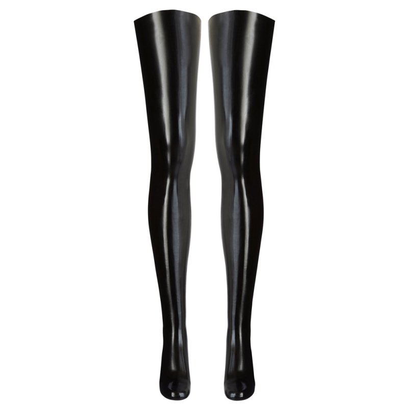 bas en latex noirs 3
