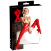bas en latex rouges 1