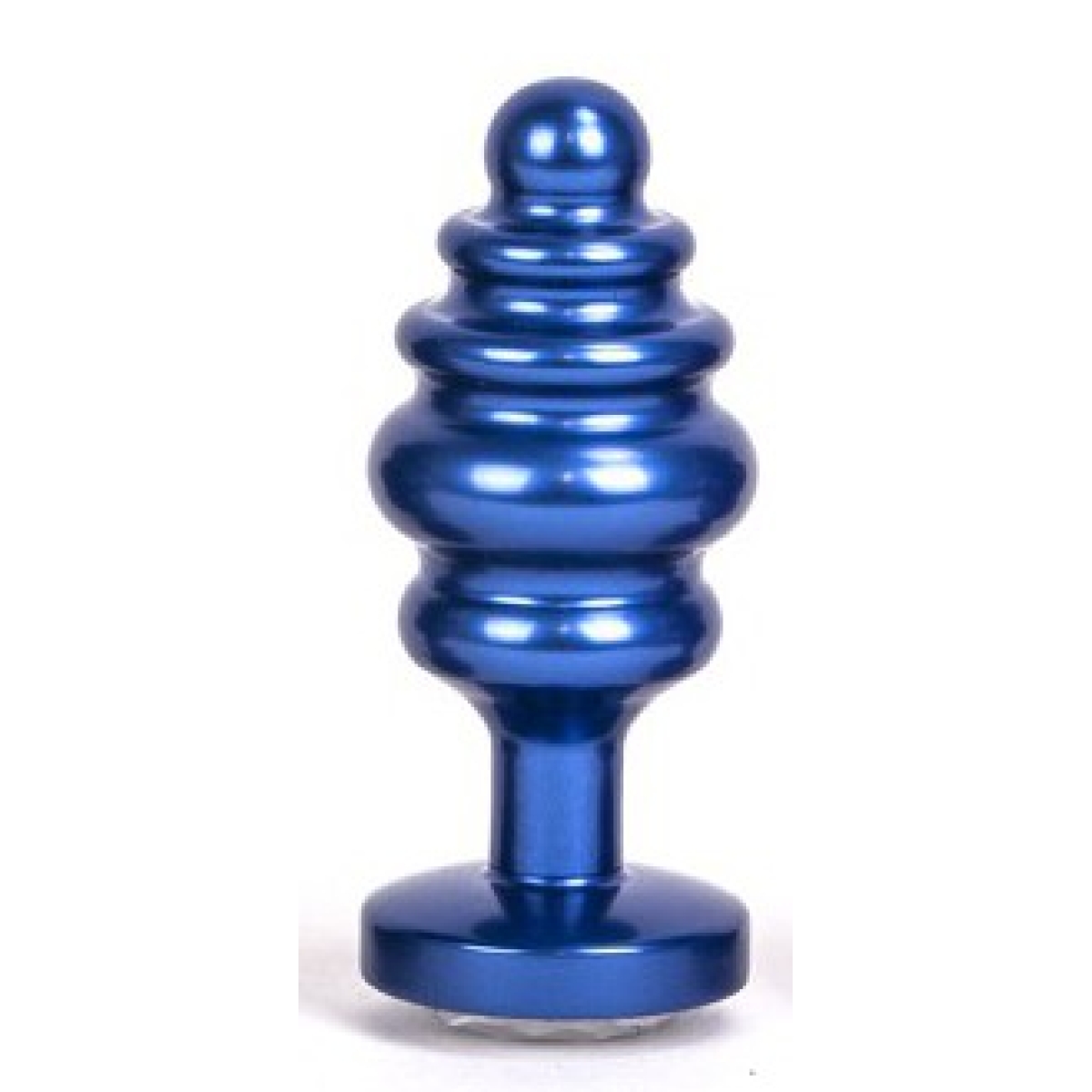 bijou anal alloy 65 x 3 cm bleu 1