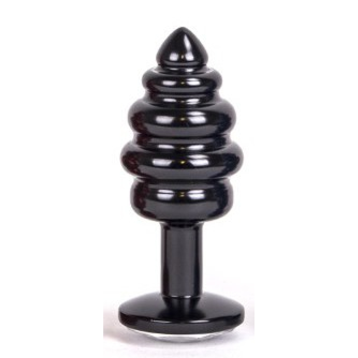 bijou anal alloy 65 x 3 cm noir 1