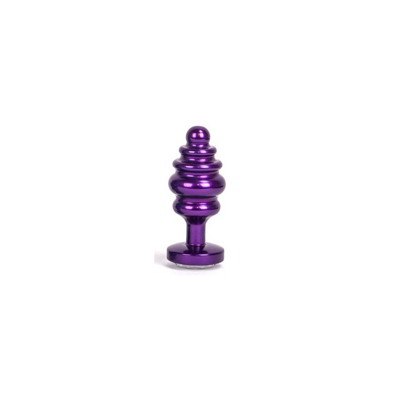 bijou anal alloy 65 x 3 cm violet 1
