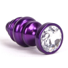 bijou anal alloy 65 x 3 cm violet