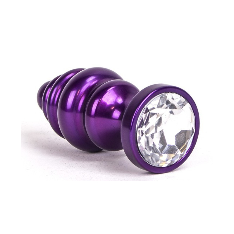 bijou anal alloy 65 x 3 cm violet