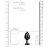bijou anal heart gem l 8 x 4cm noir violet 3