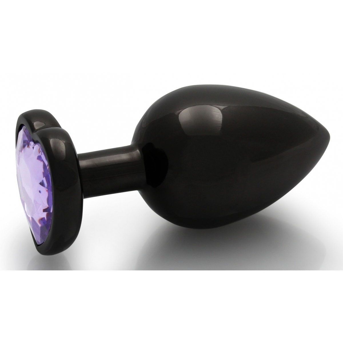 bijou anal heart gem l 8 x 4cm noir violet 4
