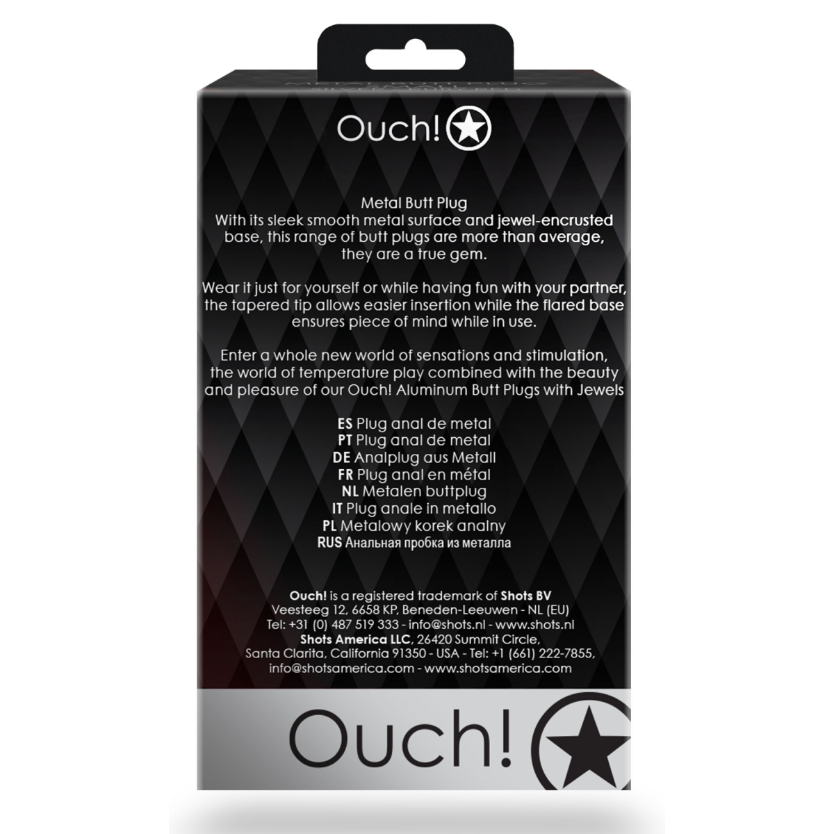 bijou anal heart gem l 8 x 4cm noir violet 5