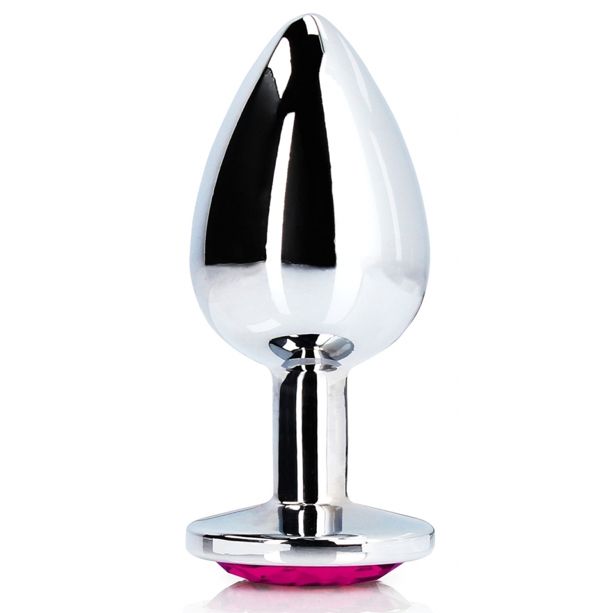 bijou anal heart gem m 7 x 33cm argente rose 2