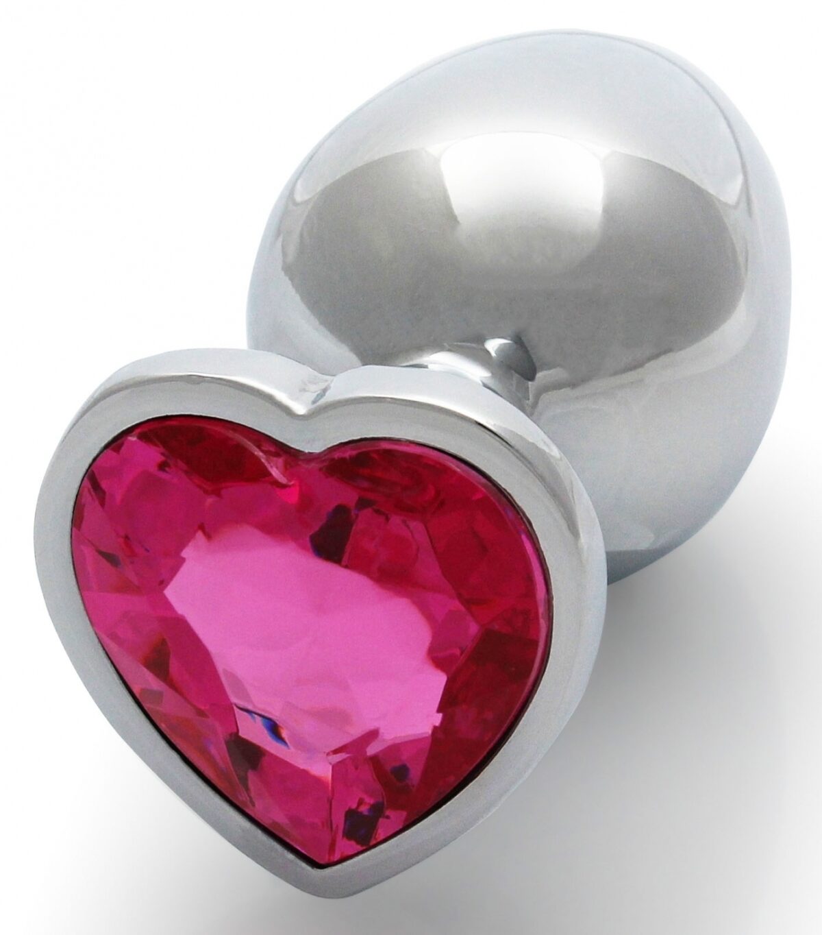 bijou anal heart gem m 7 x 33cm argente rose 4