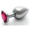 bijou anal heart gem m 7 x 33cm argente rose 5