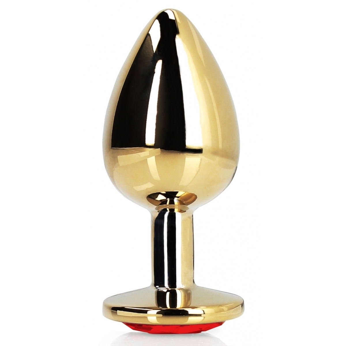 bijou anal heart gem m 7 x 33cm dore rouge 2