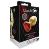 bijou anal heart gem m 7 x 33cm dore rouge 4