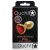 bijou anal heart gem s 6 x 26 cm dore rouge 1