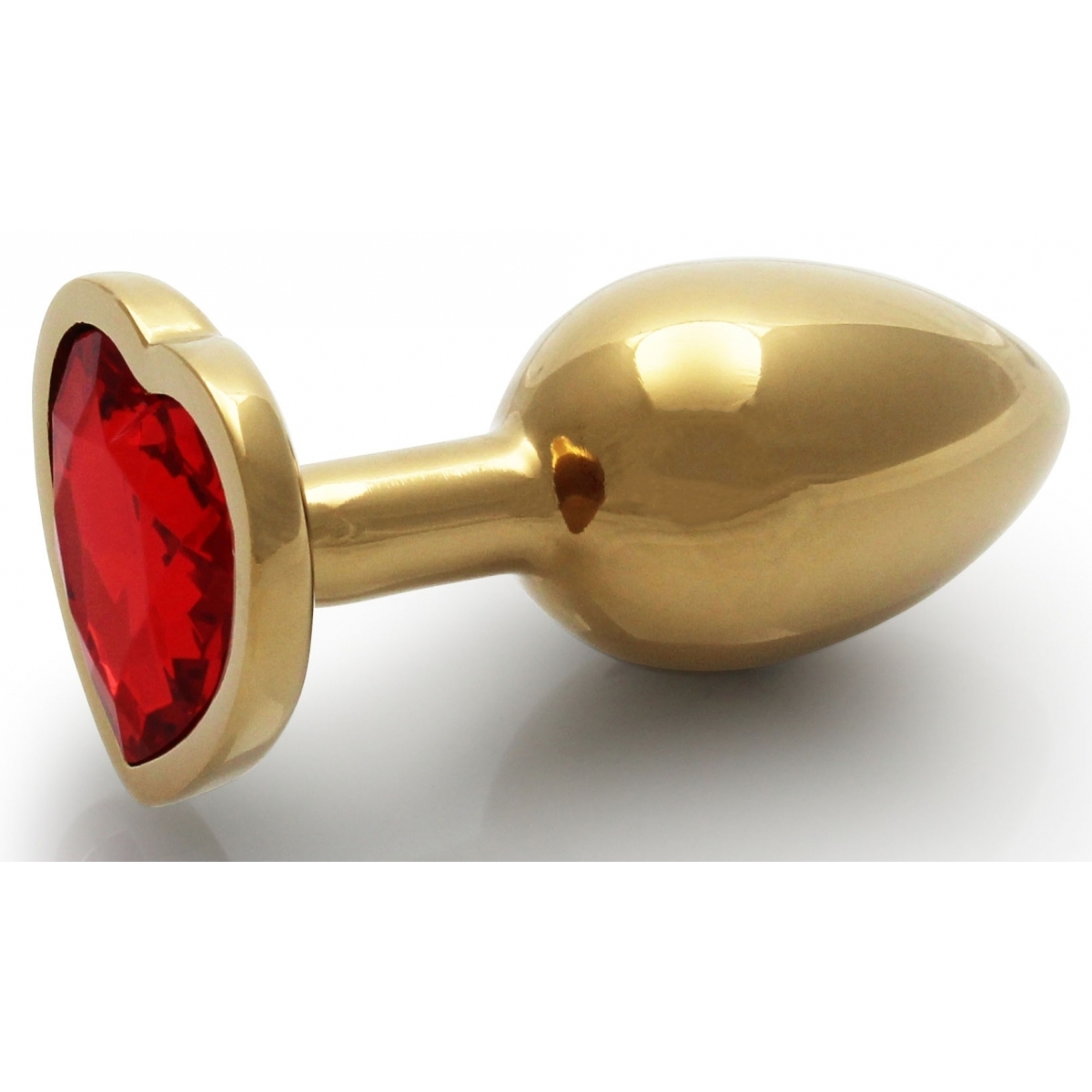 bijou anal heart gem s 6 x 26 cm dore rouge