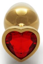 bijou anal heart gem s 6 x 26 cm dore rouge 4